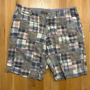 Men's Vintage J.Crew Plaid Patchwork Shorts